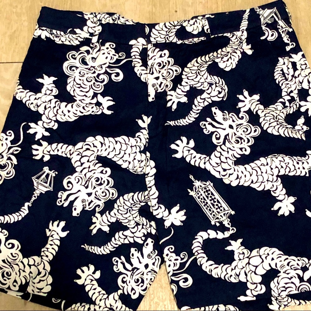 Lilly Pulitzer Chinese print shorts